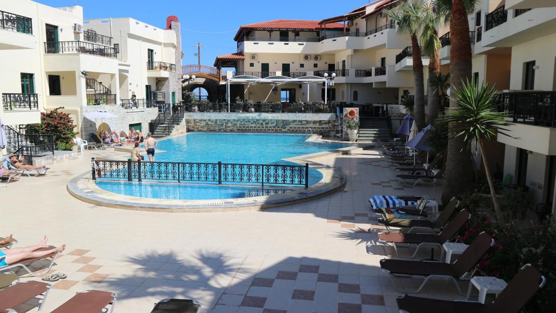 Diogenis Blue Palace Gouves Esterno foto
